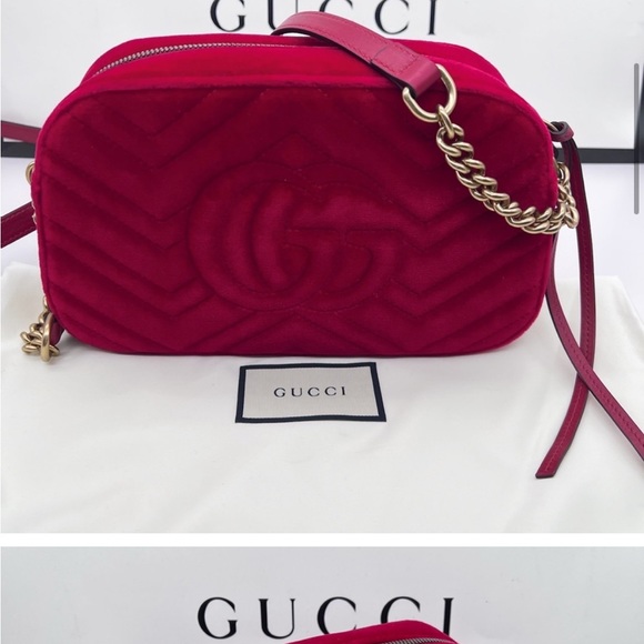 Gucci Red Velvet Matelasse - Picture 6 of 6